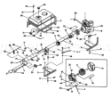 Part Location Diagram of 92831 Briggs and Stratton Briggs & Stratton 10 HP Engine with Low Oil Shutdown
